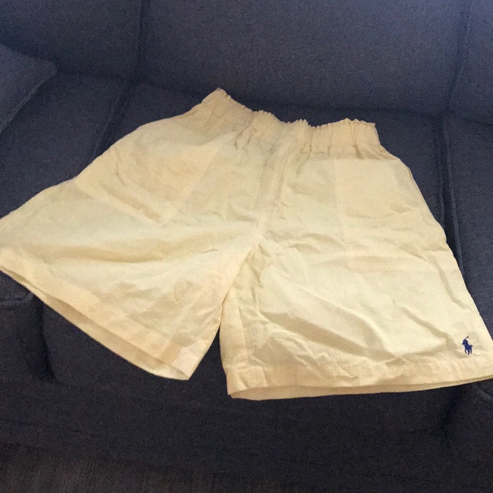 Yellow Ralph Lauren shorts